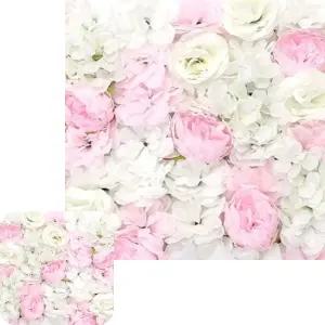 뮤 꽃벽 조화 포토존 플라워월 인테리어 벽장식 60x40cm FL31