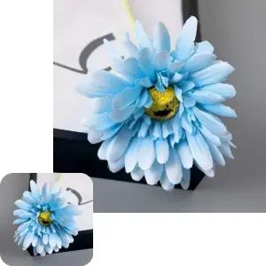 뮤 피어나 조화 실내조경 촬영꽃 스카이 가짜꽃 인조꽃 장식 거베라