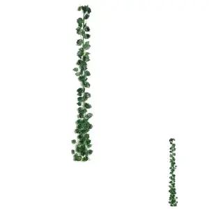 뮤 고급 장식 12줄 넝쿨 담쟁이 인테리어 조화 덩굴 240cm 가드닝소품