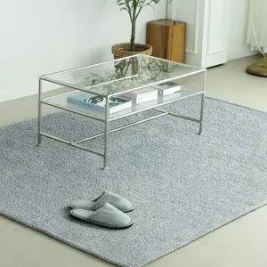 사계절 러그 먼지없는 극세사 놀이방 거실 러그 침실 카펫 매트 주방 바닥 현관