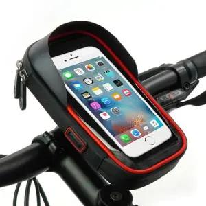 자전거 핸드폰 가방 방수 스마트폰 파우치 자전거 휴대폰 가방 대용량 거치대 라이딩 거치 생활 용품 로드