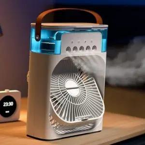 에어 쿨러 야외용 무드등 냉풍기 휴대용 에어 쿨러 개인용 충전식 가습 선풍기 가습기