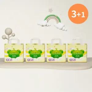 엘프레리 2026 에어필 밴드 기저귀 4팩 120매)-M 중형)