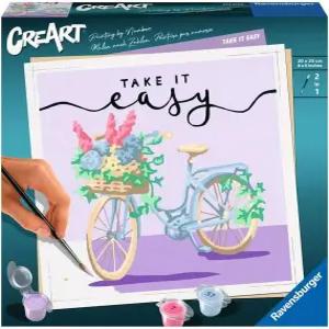 레이븐스버거 테이크 잇 이지 페인팅 숫자 키트 - 20099 12세 이상을 위한 회화 예술 및 공예