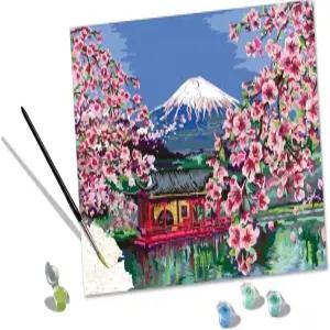 레이븐스버거 크리아트 숫자 키트의 일본 봄 페인트 - 14세 이상의 회화 예술 및 공예품