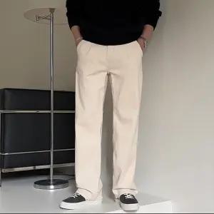 [당일출고] MADE 캔트비 핀턱 코튼 세미와이드 팬츠