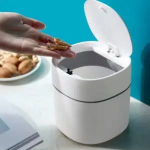 탁상용 휴지통 인테리어 책상 소형 원터치 휴지통 다용도 주방