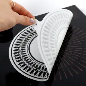 인덕션 유리섬유 보호매트 깔개 화이트 2P