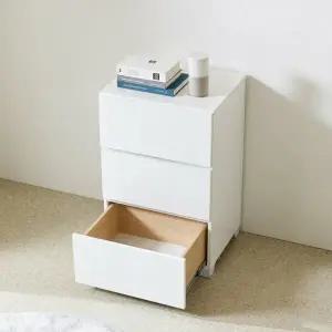 케미에르 스텔라 LPM 하이글로시 500 3단서랍장 KMR-137