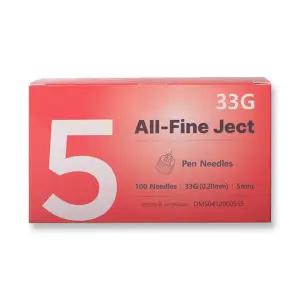 [메디위]올파인젯 멸균주사침 인슐린 펜니들 33Gx5mm 1박스 100개
