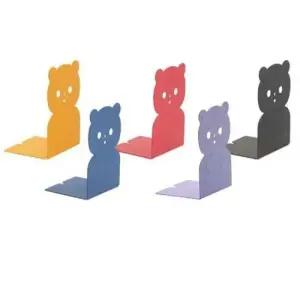 BS 아카데미 북엔드 L형 곰돌이) 높이 130mm MB-122 북엔드 도서관책정리 T자형 장서형 L자형