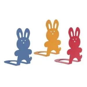 BS 아카데미 북엔드 L형 동물형-토끼) 높이 140mm MB-101 L자형 T자형 북엔드 책정리대 장서형
