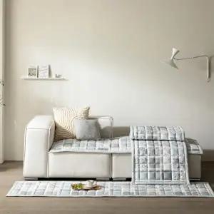 [4인용] 아라벨르 광목 순면 소파패드 1+1세트 (레이스) 프리미엄 30수 광목순면