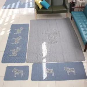 퀄팅매트 포니 퀄팅 주방매트 50x130 욕실매트