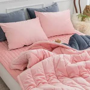 이불세트 빌리리버서블극세사이불 차렵이불패드세트 SS 핑크 싱글이불세트