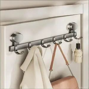 (색상선택 다크 그레이)흡착식 다용도걸이 무타공 접착식 부착형 벽걸이 다용도 후크 욕실 주방 수건 모자