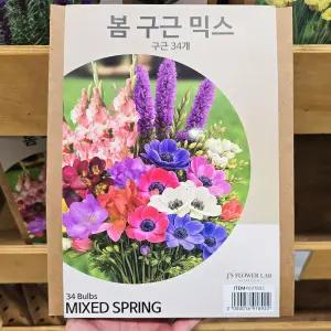 코스트코 봄 구근 믹스 34개 글라디올러스 프리지아 리아트리스 아네모네 봄꽃 알뿌리 씨앗