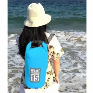 ( )물놀이 세이프 워터 방수백(15L) (스카이) 수영장가방