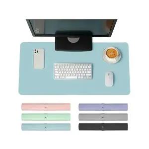 루미나D PU가죽 방수 데스크 장패드 80x40 가정용 주방용 다용도