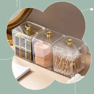 ( )클로버 수납함 귀여운정리함 화장대수납함 다용도수납장