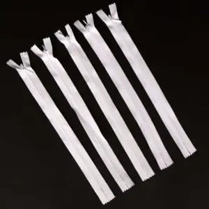 ( )콘솔지퍼 화이트 25cm 5P 지퍼수리 패키지부자재 방석지퍼