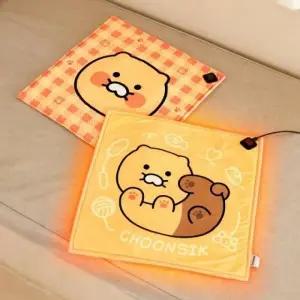 캐릭터 온열 방석 USB 전기 방석 사무실 의자 보온 난방 용품 독서실 공부방