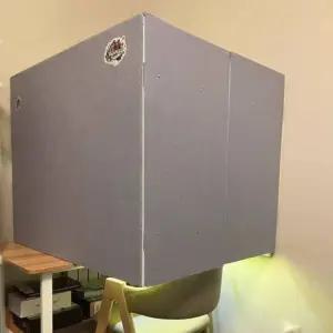 미니 방음 부스 인 실 가정용 소형 방음실 방음재 책상 노래방 공부방