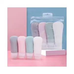 루미나D 여행용 실리콘 튜브 리필 공병 4세트 화장품 가정용 주방용