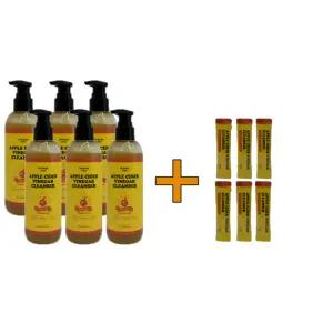 마미케어 애사비 클렌저 클렌징 200ml x 6통 + 샘플 6개 // AO