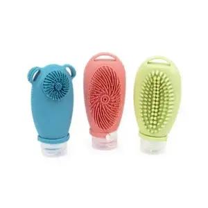 여행공병 화장품용기 여행용세면도구 여행용 실리콘 브러쉬 소분용기