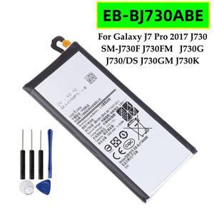 1-10PCS 삼성 호환 갤럭시 호환 J7 프로 2017 SM-J730 J730F/G J730DS J730K용 새 제품 EB-BJ730ABE 3600m