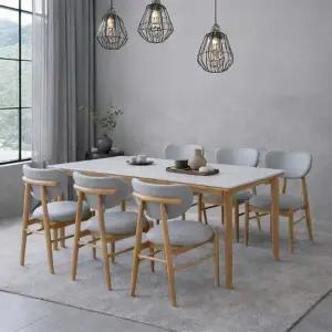 [인터데코]오래써는 변함없는 세라믹 6인용 식탁 (의자6) TP1150