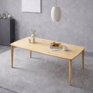 [인터데코]낮아서 더 편한 원목 6인용 식탁 (테이블) TP1161