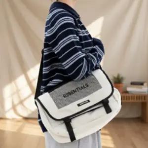 [옷자락]남녀공용 캐주얼 유틸리티 메쉬 스트리트 메신저백