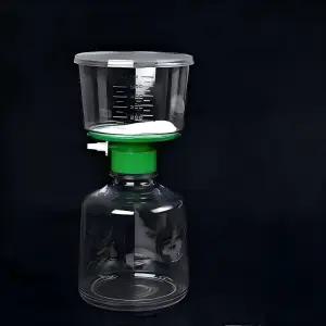 0.22um PES 멤브레인(1PCS)이 포함된 500ml 멸균 일회용 진공 필터 유닛 확대