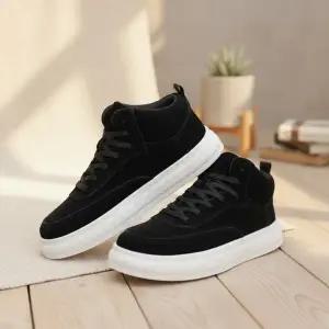 [옷자락]남성용 가을겨울 데일리 스웨이드 하이탑 운동화