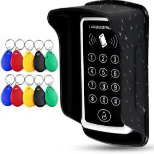 방수 커버 금속 키패드 1000장의 카드와 PIN을 보관할 수 있는 보관함 그리고 혼합 색상의 125KHz 키체인