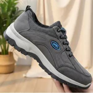 남성 베이직 스웨이드 메쉬 등산화
