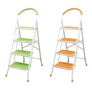 4단(G) (1EA) 스마토- 가정용 발판 사다리 SM-SLG04/다용도/계단식/접이식/이동식/간이/경량/A형/안전/작업