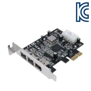 Netmate PCIe IEEE1394A 2포트 1394B 1포트 확장카드