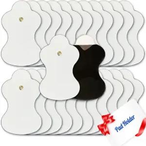 (24PCS) Omron TENS 유닛 교체 패드 재사용 가능 패드(Omron 브랜드 제외)와 호환되는 12쌍