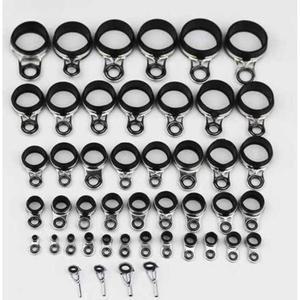 바다 낚시대 가이드링 수리 33개입 보증수리 키트 세트 INNER 수리부품 서프 초리대