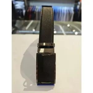 [갤러리아] 예작 천연가죽 와이드 자동 벨트  YJFST1106-BK