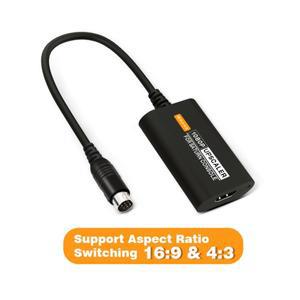 실용적인 게임 콘솔 SEGA Saturn 1080P 변환기 패드 악기 용 HDMI 호환 어댑터 장치 화면 비율 4:3/16:9