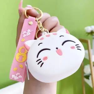 [하프클럽/]귀여운 고양이 파우치 키링