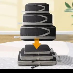 압축 여행용 파우치 트래블 케리어 스트랩