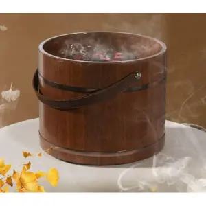 발 담그는 편백나무 통 족욕 대야 족탕기 25cm A