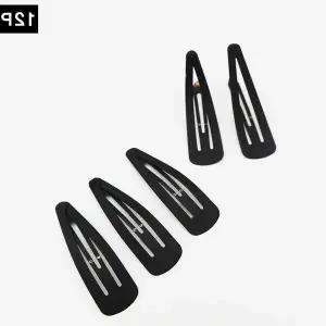 머리핀 예쁜핀 굵은형 헤어핀 똑딱핀 12개입