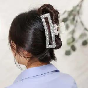 페인팅 머리묶기 반투명민트 헤어스타일 헤어클립