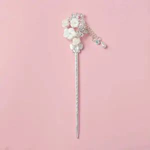 장식 비녀 헤어핀 머리묶기 아비즈 플라워 Jd